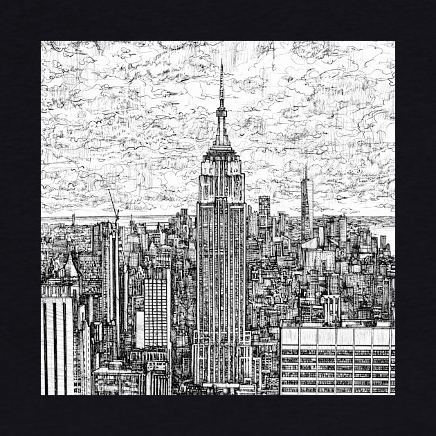 NEW YORK - pencil drawing .2 by lautir